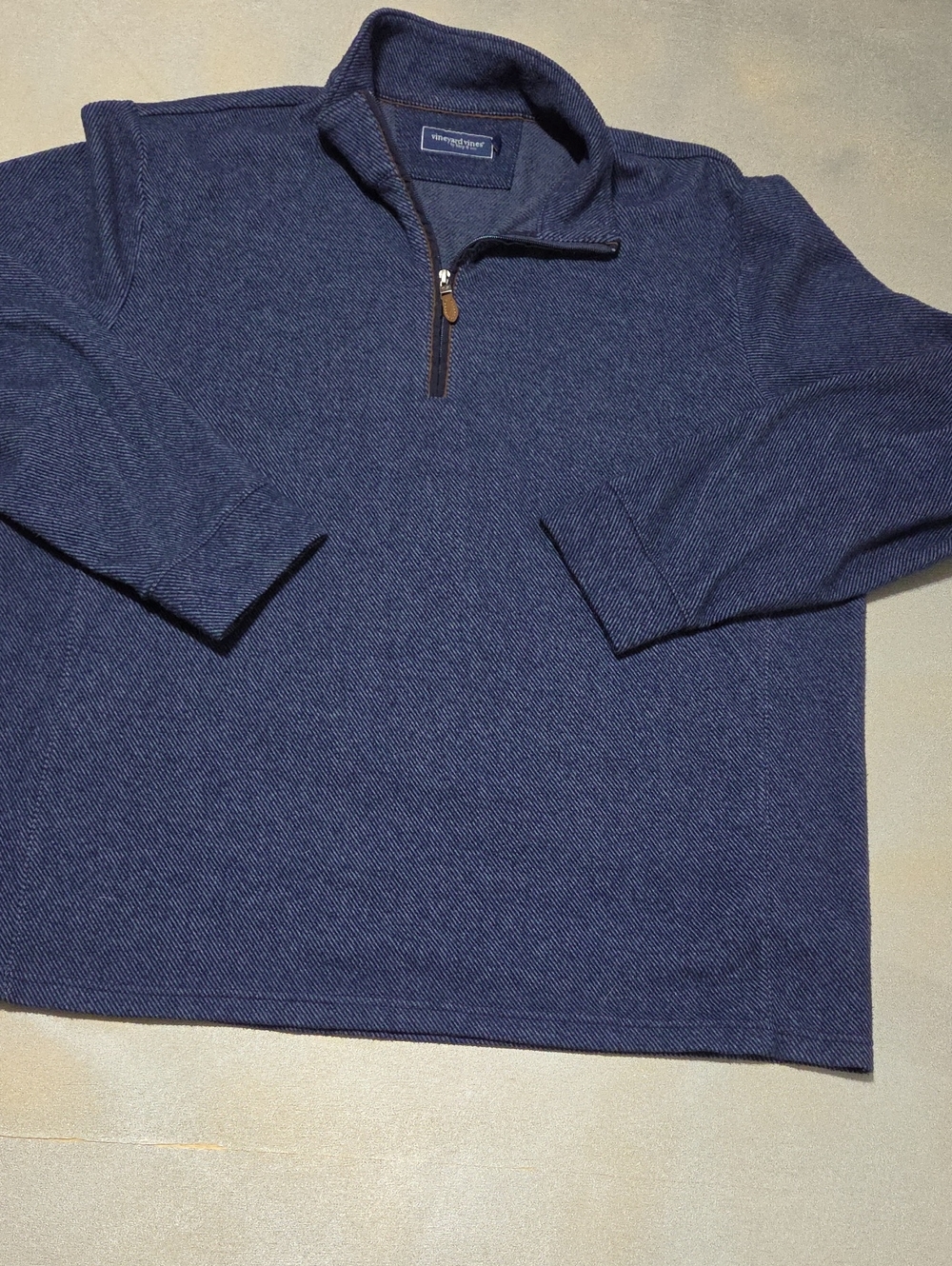 Vineyard Vines Men's Dark Navy Half-Zip Pullover